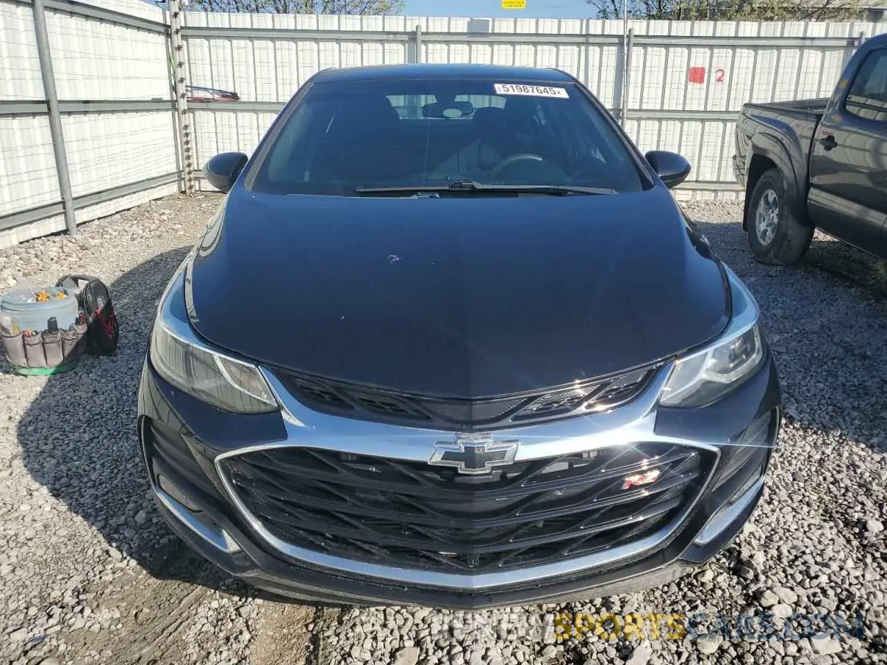 5 Photograph of a damaged car 1G1BE5SM4K7135931 CHEVROLET CRUZE 2019
