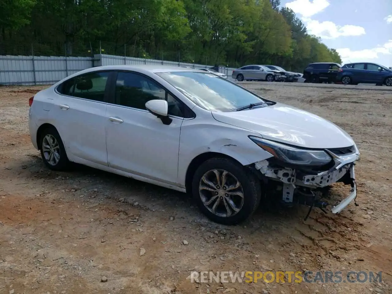 4 Photograph of a damaged car 1G1BE5SM4K7146850 CHEVROLET CRUZE 2019