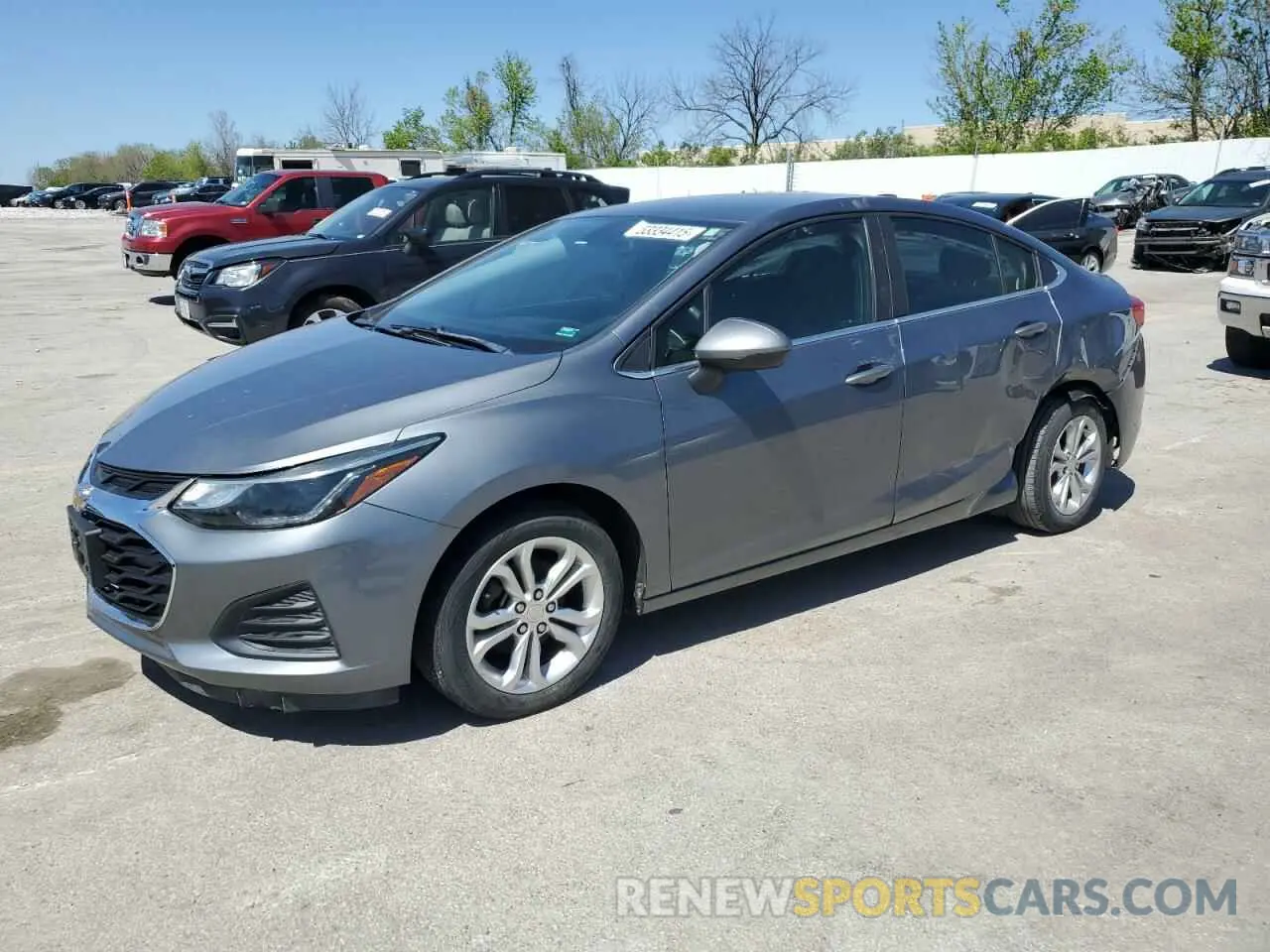 1 Photograph of a damaged car 1G1BE5SM5K7115493 CHEVROLET CRUZE 2019
