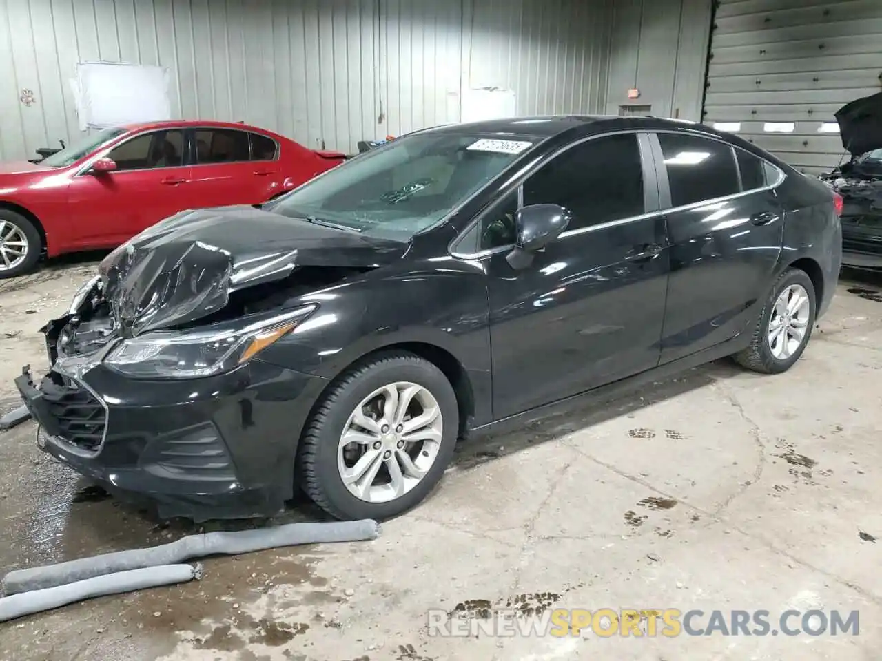 1 Photograph of a damaged car 1G1BE5SM5K7124260 CHEVROLET CRUZE 2019