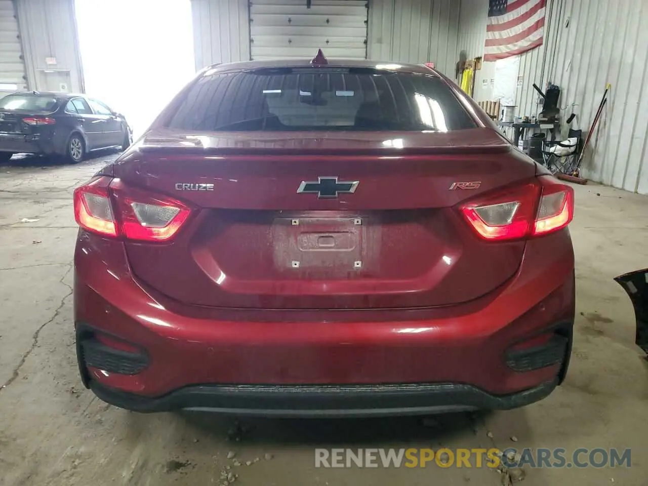 6 Photograph of a damaged car 1G1BE5SM5K7129412 CHEVROLET CRUZE 2019