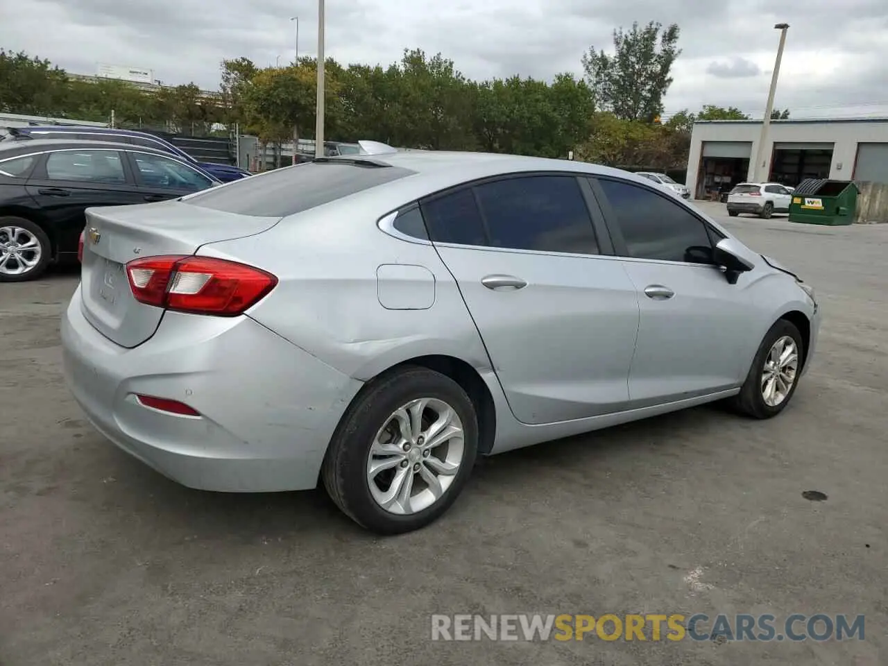 3 Photograph of a damaged car 1G1BE5SM5K7133735 CHEVROLET CRUZE 2019