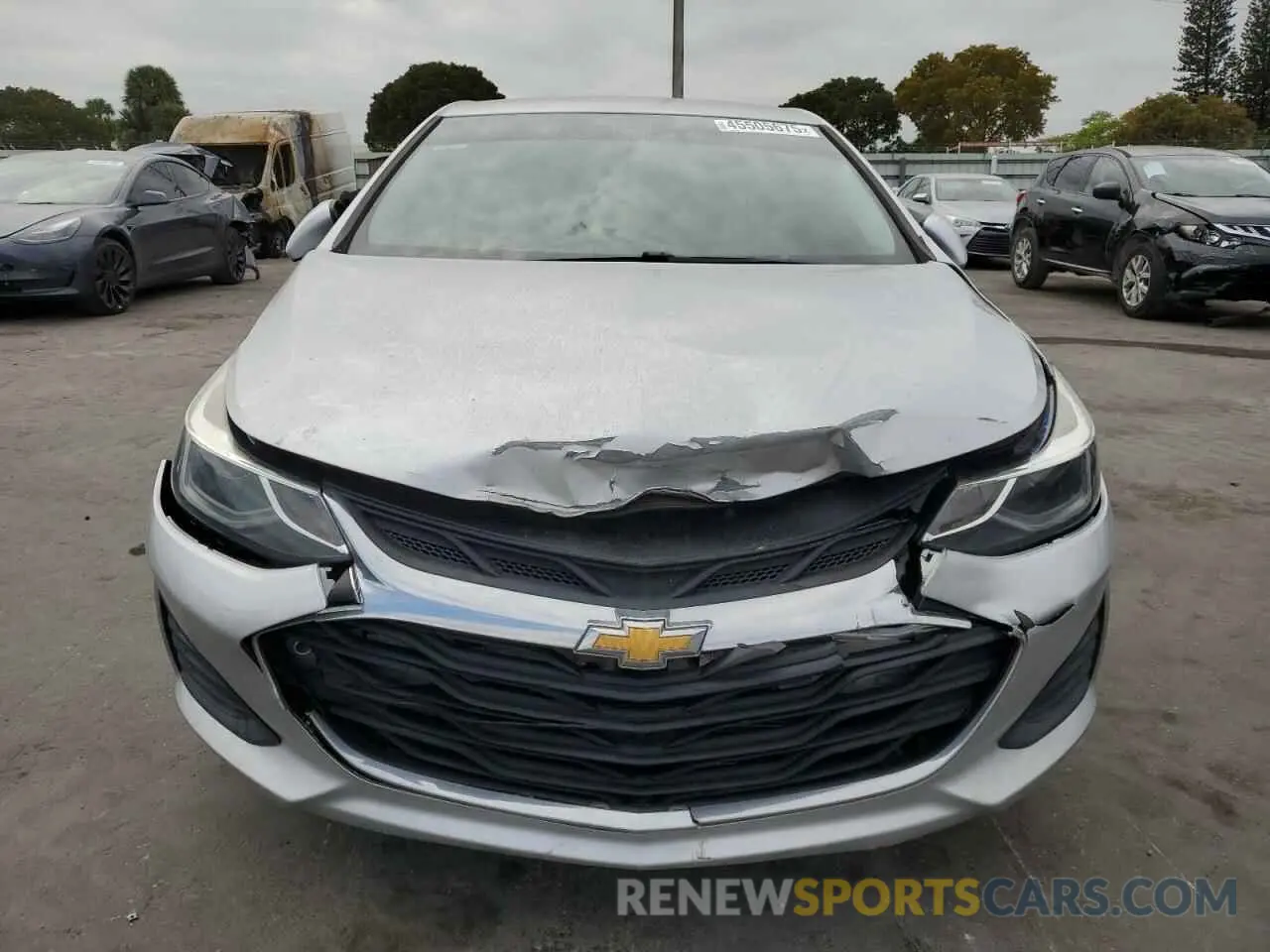 5 Photograph of a damaged car 1G1BE5SM5K7133735 CHEVROLET CRUZE 2019