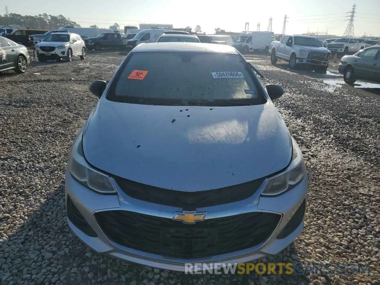 5 Photograph of a damaged car 1G1BE5SM5K7145559 CHEVROLET CRUZE 2019