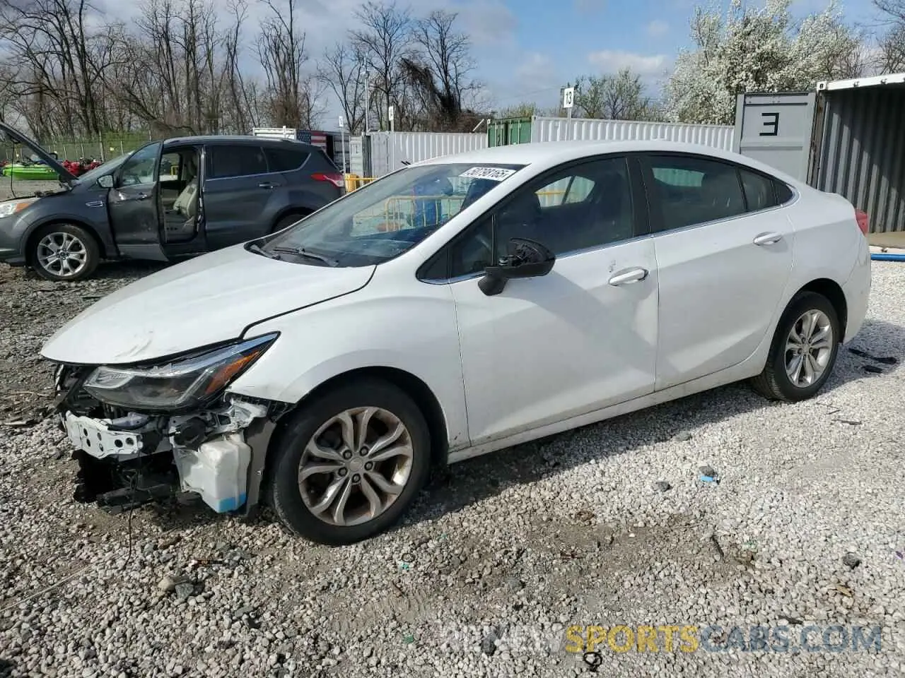 1 Photograph of a damaged car 1G1BE5SM5K7146274 CHEVROLET CRUZE 2019