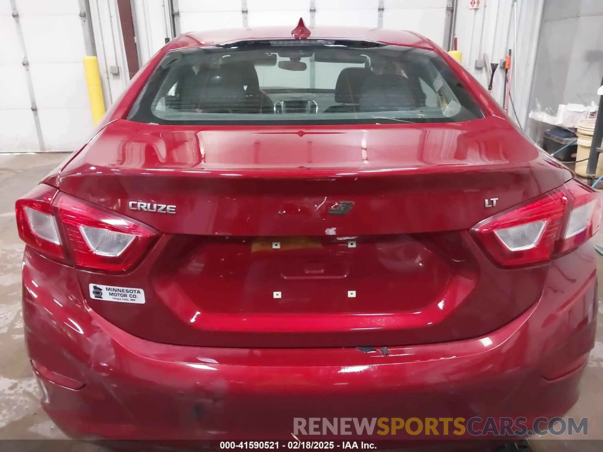 15 Photograph of a damaged car 1G1BE5SM6K7103756 CHEVROLET CRUZE 2019