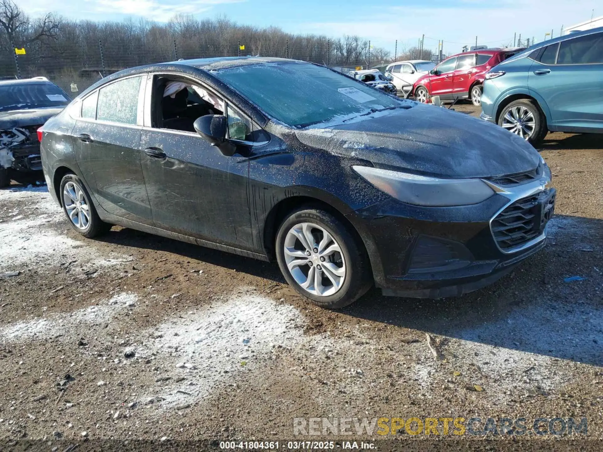 1 Photograph of a damaged car 1G1BE5SM6K7106561 CHEVROLET CRUZE 2019