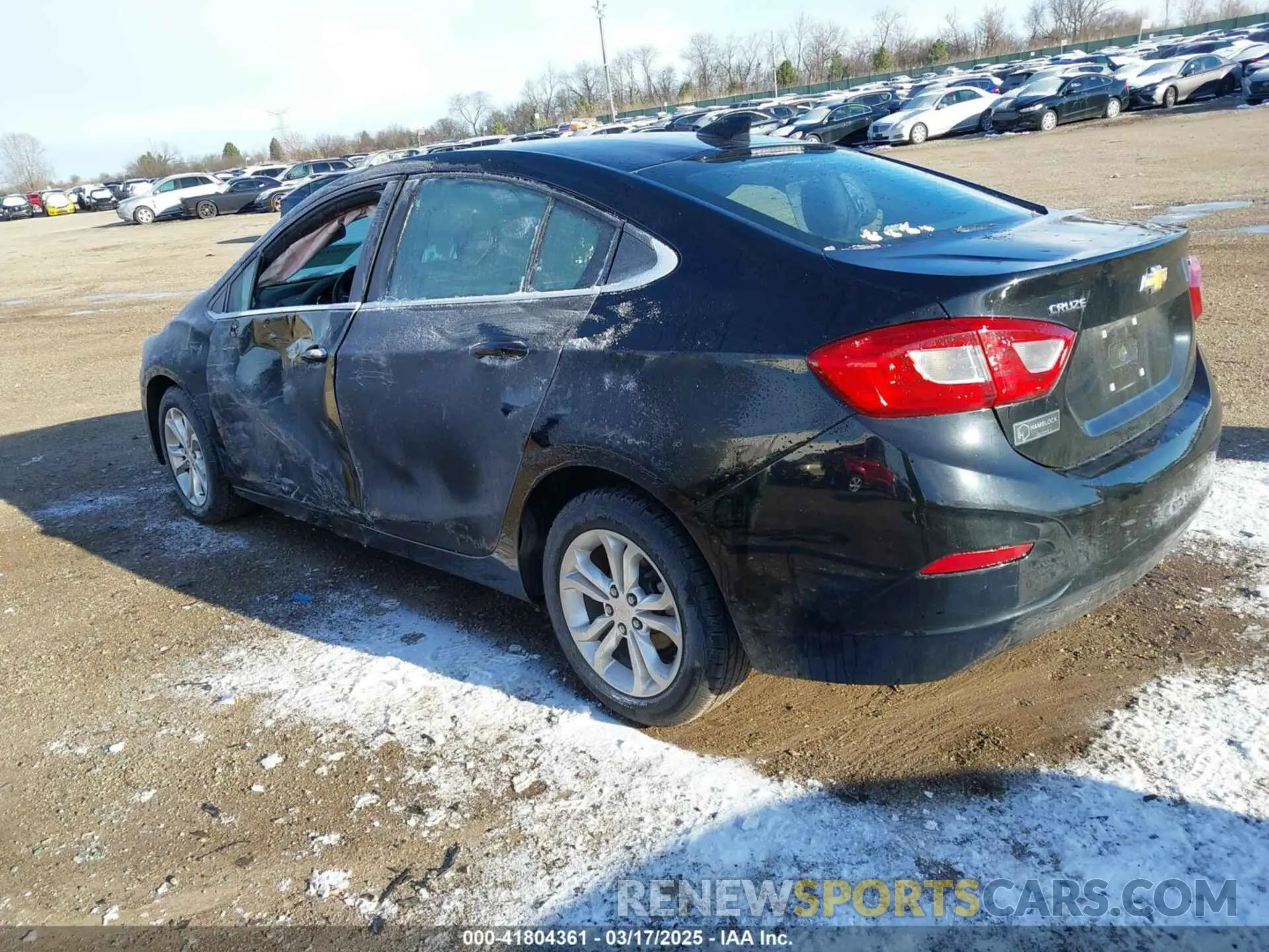 3 Photograph of a damaged car 1G1BE5SM6K7106561 CHEVROLET CRUZE 2019