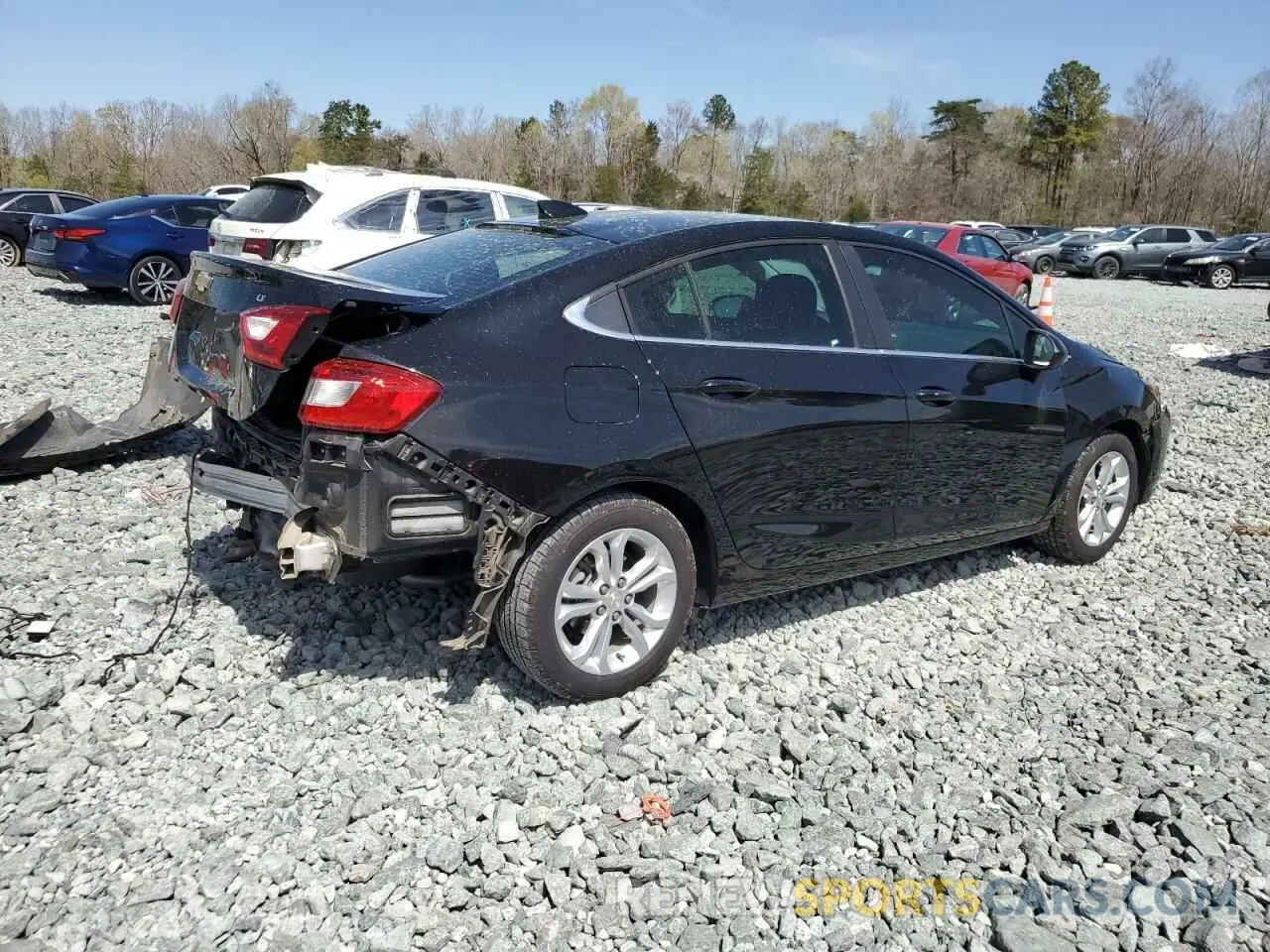 3 Photograph of a damaged car 1G1BE5SM6K7112652 CHEVROLET CRUZE 2019