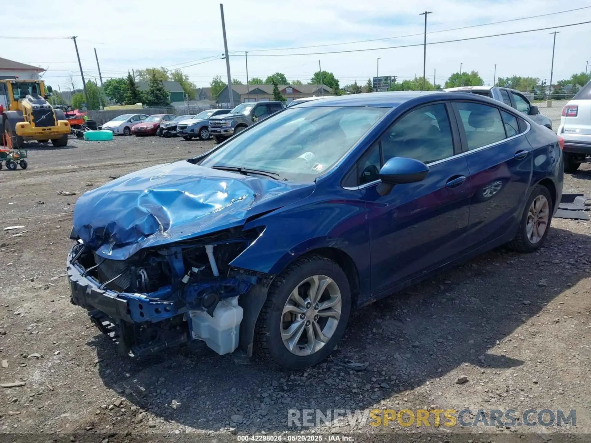 2 Photograph of a damaged car 1G1BE5SM6K7113798 CHEVROLET CRUZE 2019