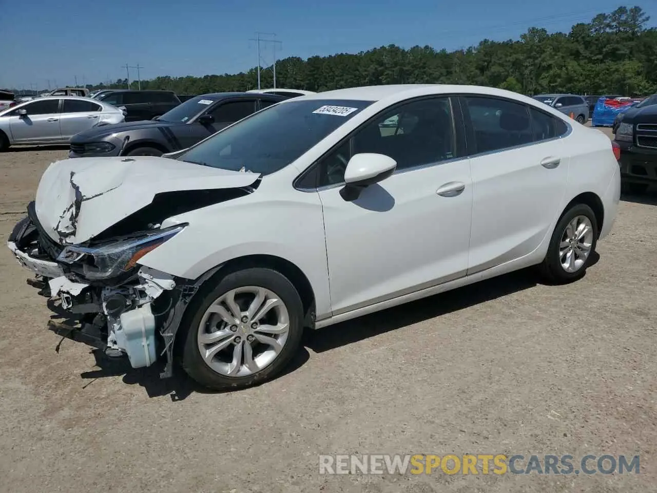 1 Photograph of a damaged car 1G1BE5SM6K7116491 CHEVROLET CRUZE 2019