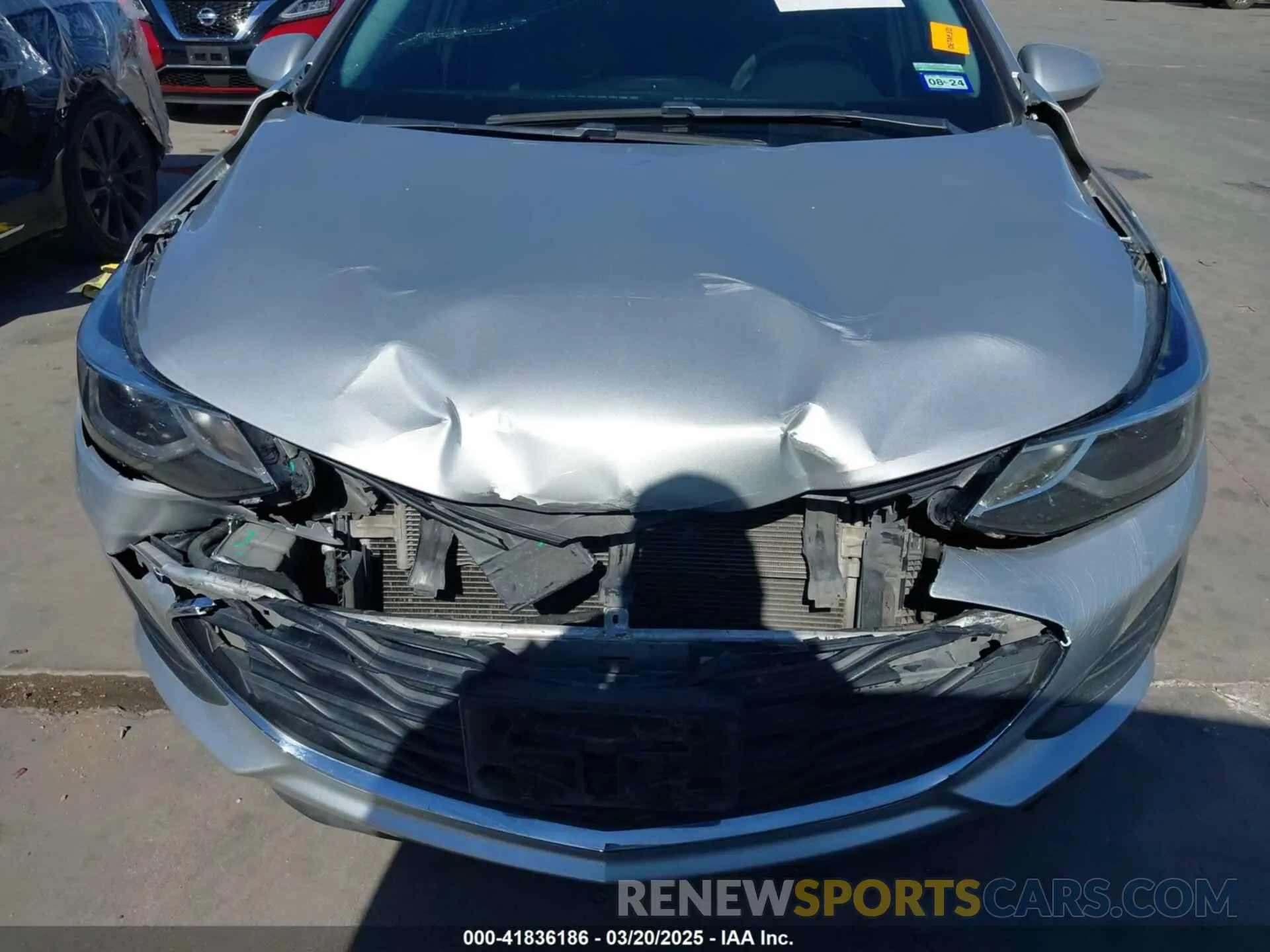 6 Photograph of a damaged car 1G1BE5SM6K7131914 CHEVROLET CRUZE 2019