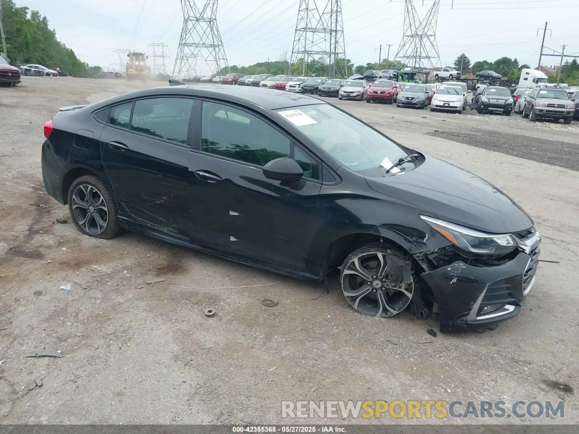 1 Photograph of a damaged car 1G1BE5SM6K7141438 CHEVROLET CRUZE 2019