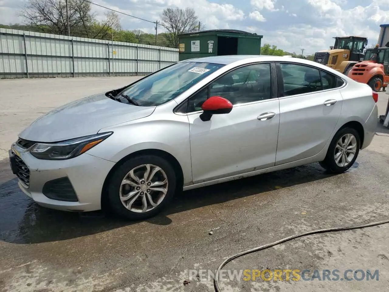1 Photograph of a damaged car 1G1BE5SM7K7114099 CHEVROLET CRUZE 2019