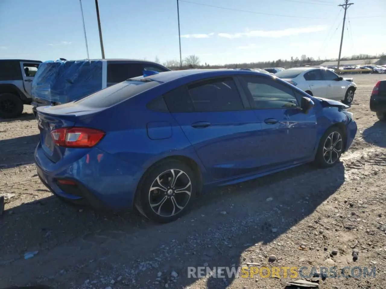 3 Photograph of a damaged car 1G1BE5SM7K7132554 CHEVROLET CRUZE 2019