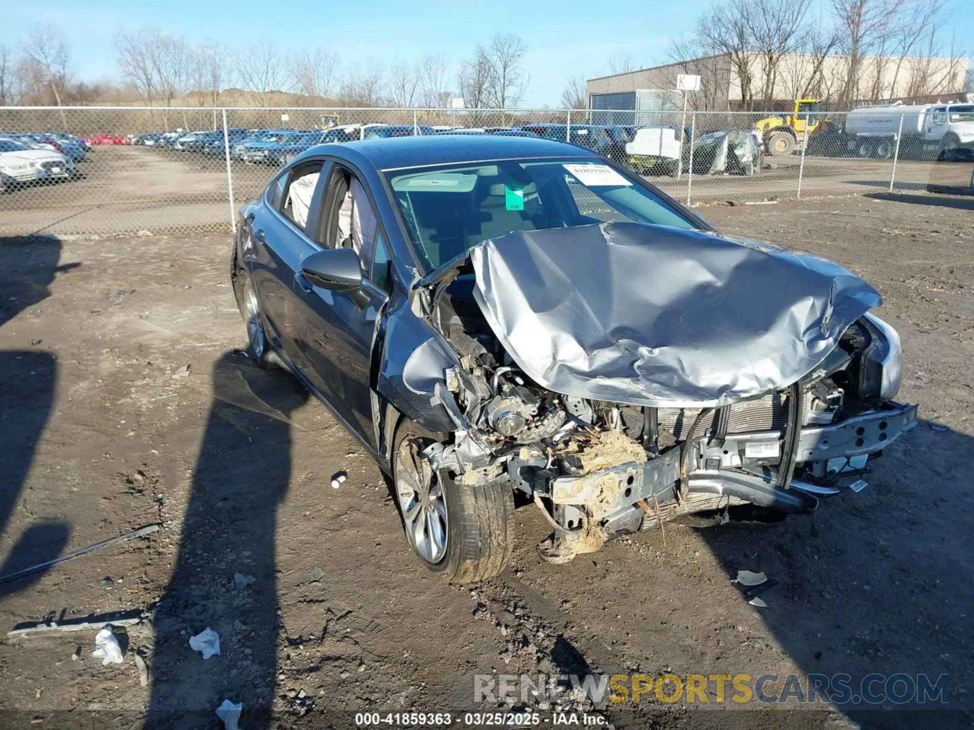 1 Photograph of a damaged car 1G1BE5SM7K7138628 CHEVROLET CRUZE 2019