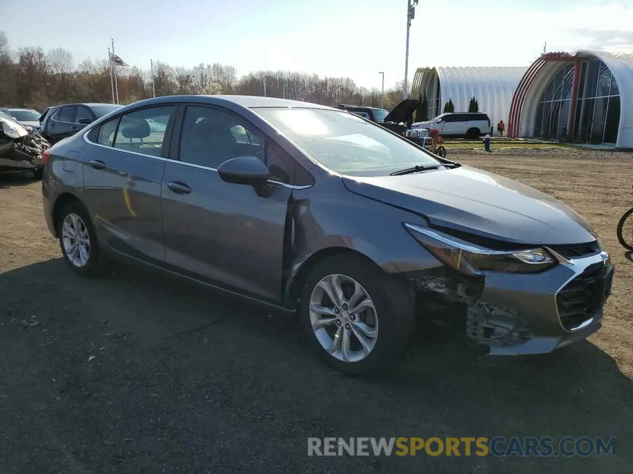 4 Photograph of a damaged car 1G1BE5SM8K7120185 CHEVROLET CRUZE 2019