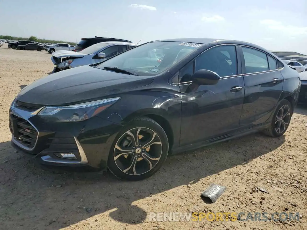 1 Photograph of a damaged car 1G1BE5SM8K7130103 CHEVROLET CRUZE 2019