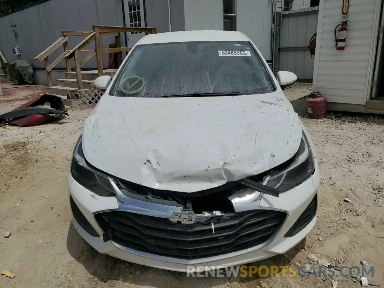 5 Photograph of a damaged car 1G1BE5SM8K7133809 CHEVROLET CRUZE 2019
