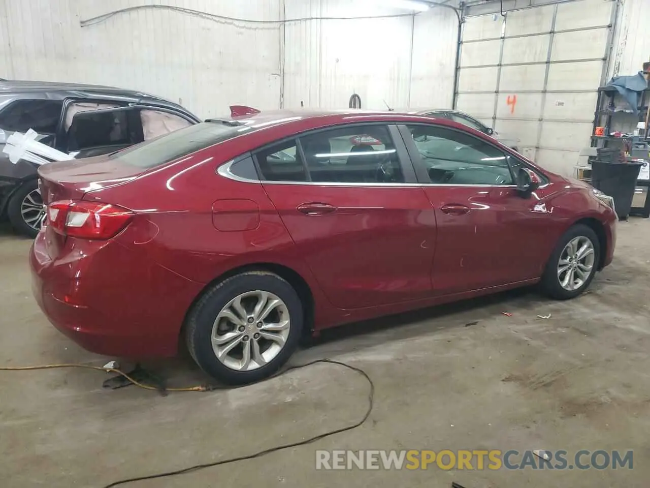 3 Photograph of a damaged car 1G1BE5SM8K7136225 CHEVROLET CRUZE 2019