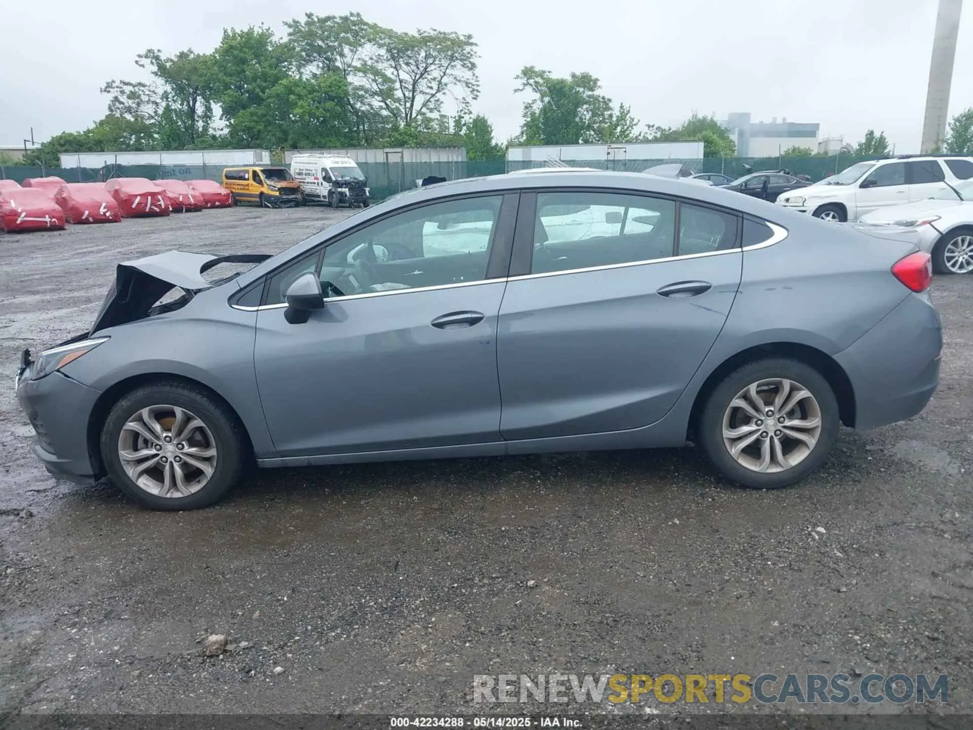 14 Photograph of a damaged car 1G1BE5SM8K7138508 CHEVROLET CRUZE 2019