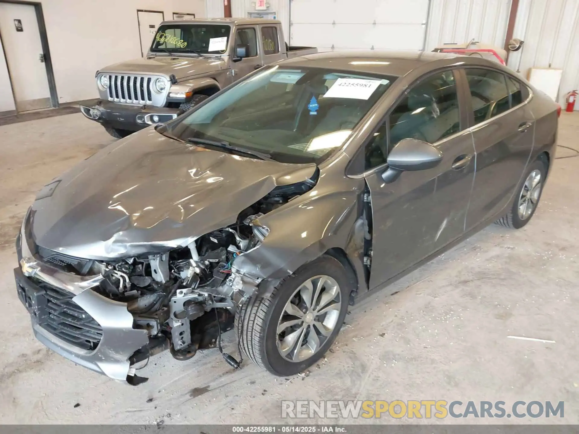 6 Photograph of a damaged car 1G1BE5SM8K7139173 CHEVROLET CRUZE 2019