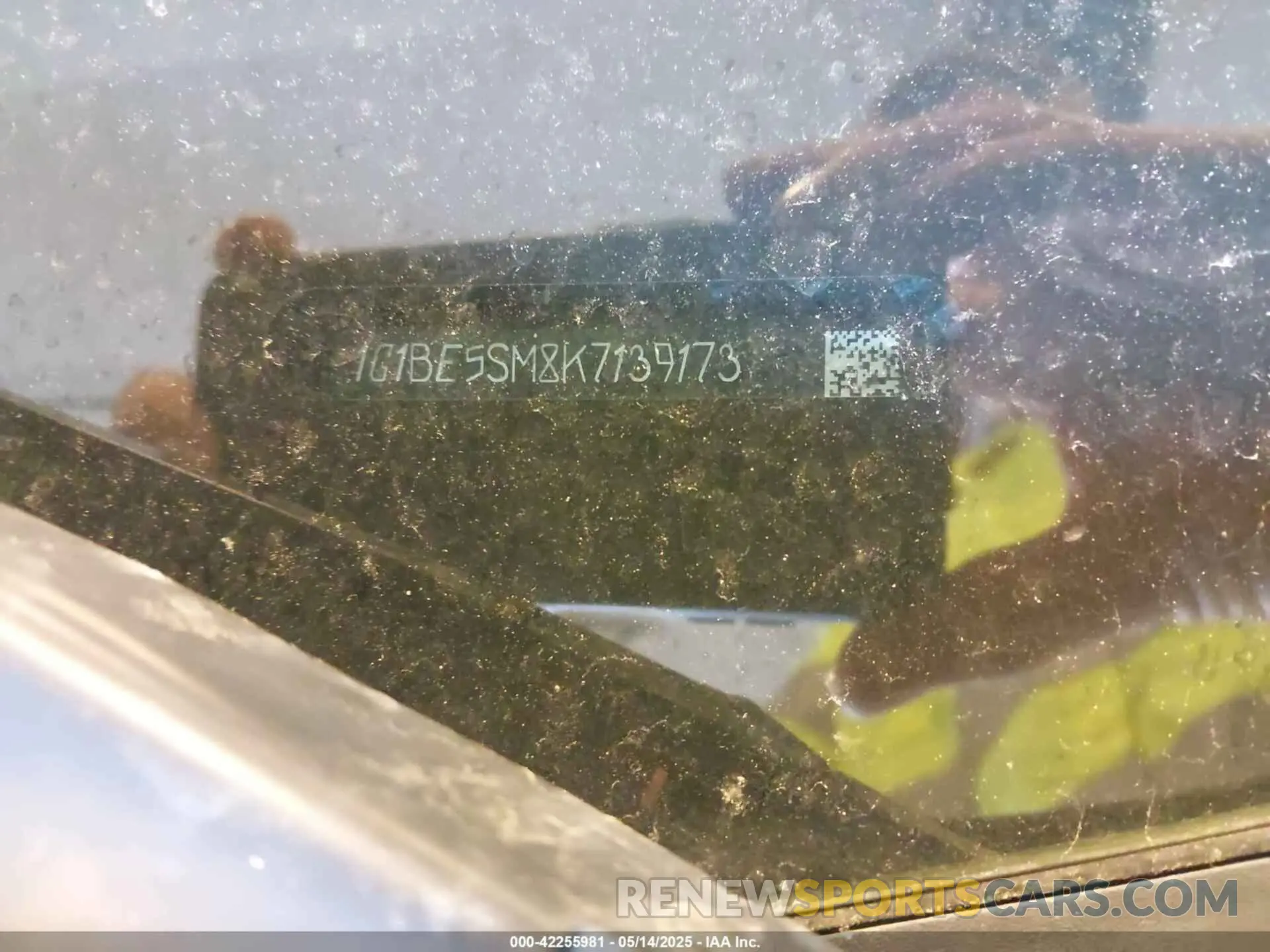 9 Photograph of a damaged car 1G1BE5SM8K7139173 CHEVROLET CRUZE 2019