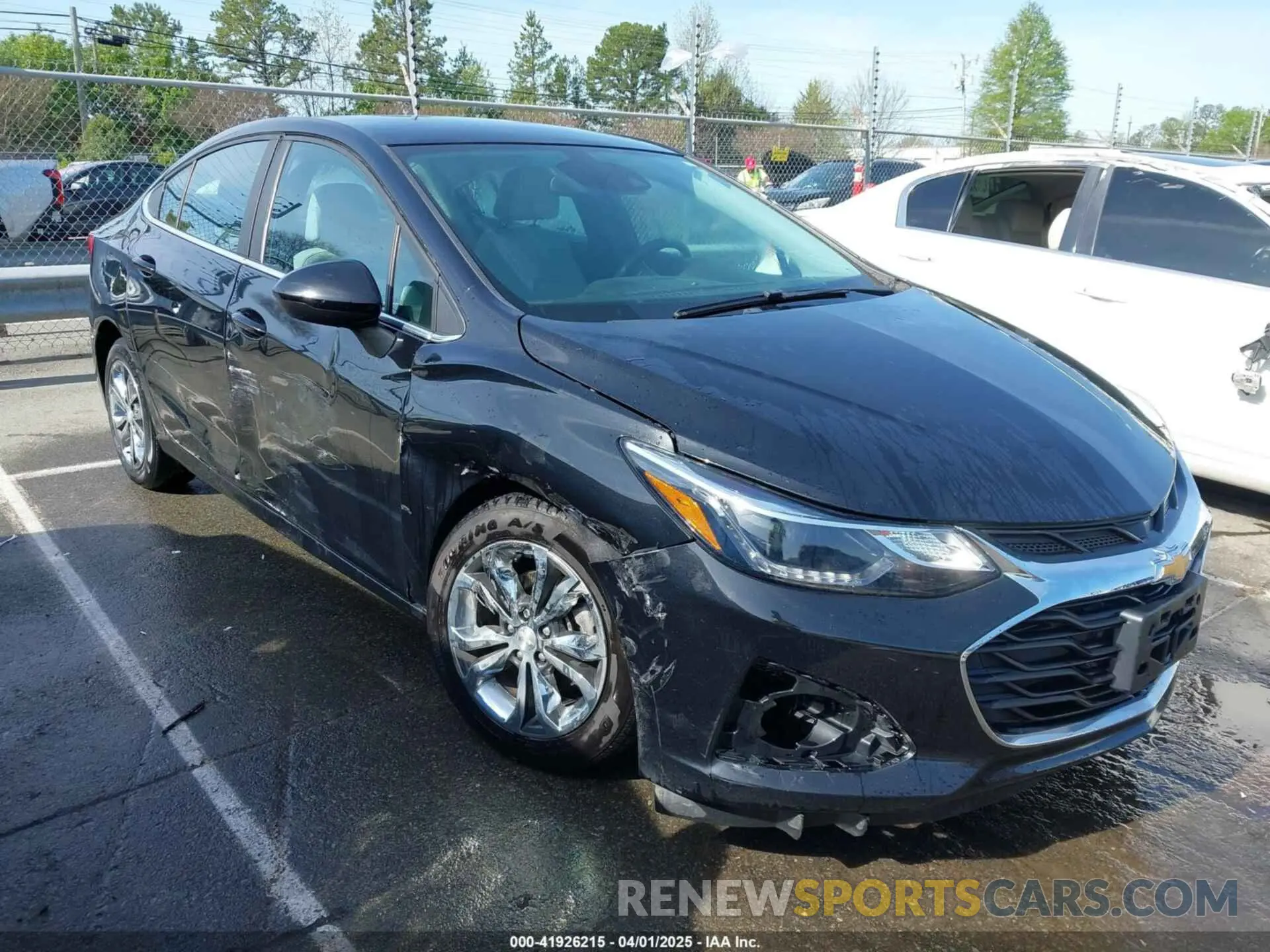 1 Photograph of a damaged car 1G1BE5SM9K7123841 CHEVROLET CRUZE 2019