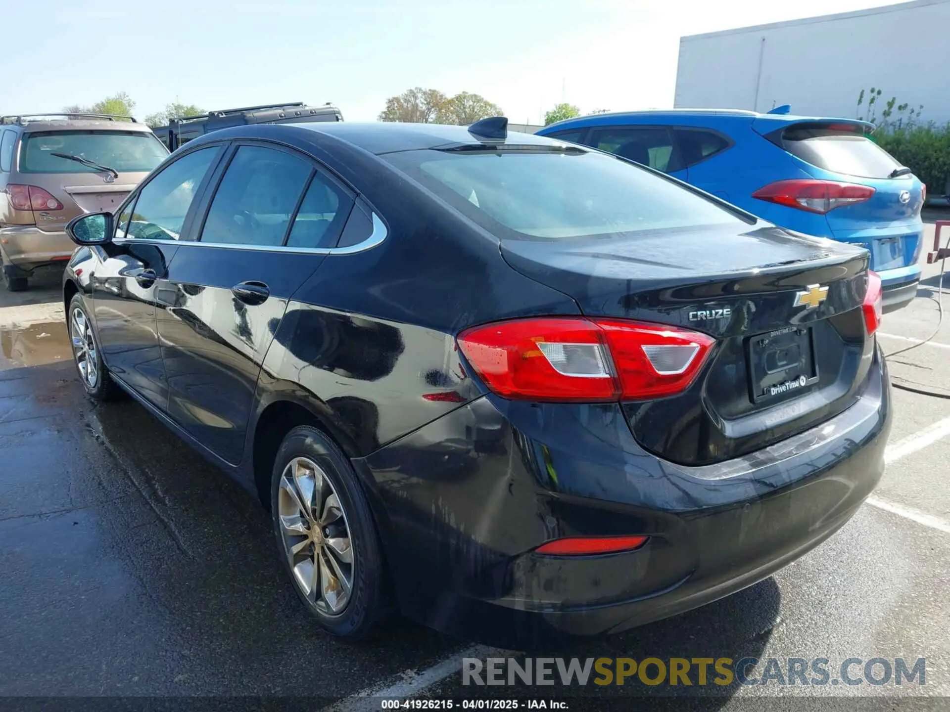 3 Photograph of a damaged car 1G1BE5SM9K7123841 CHEVROLET CRUZE 2019