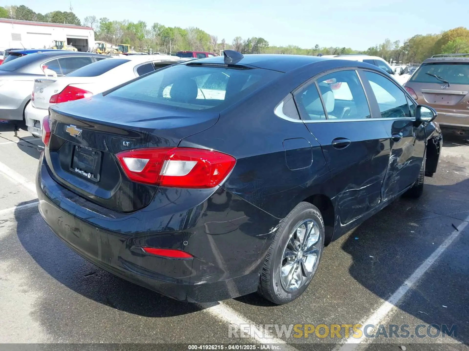 4 Photograph of a damaged car 1G1BE5SM9K7123841 CHEVROLET CRUZE 2019