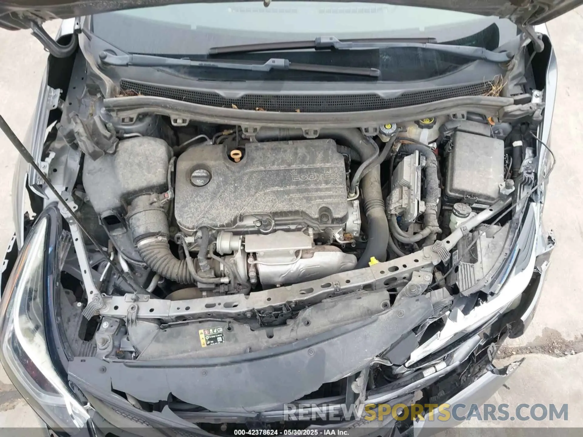 10 Photograph of a damaged car 1G1BE5SM9K7127436 CHEVROLET CRUZE 2019