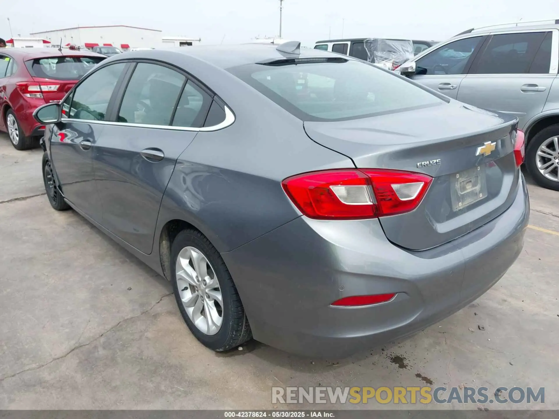 3 Photograph of a damaged car 1G1BE5SM9K7127436 CHEVROLET CRUZE 2019