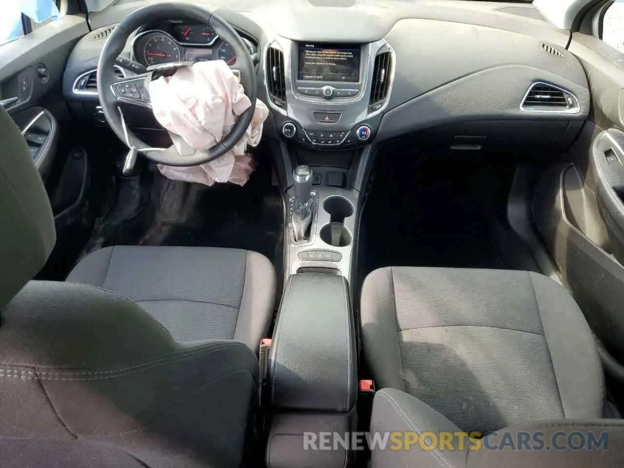 8 Photograph of a damaged car 1G1BE5SMXK7100276 CHEVROLET CRUZE 2019