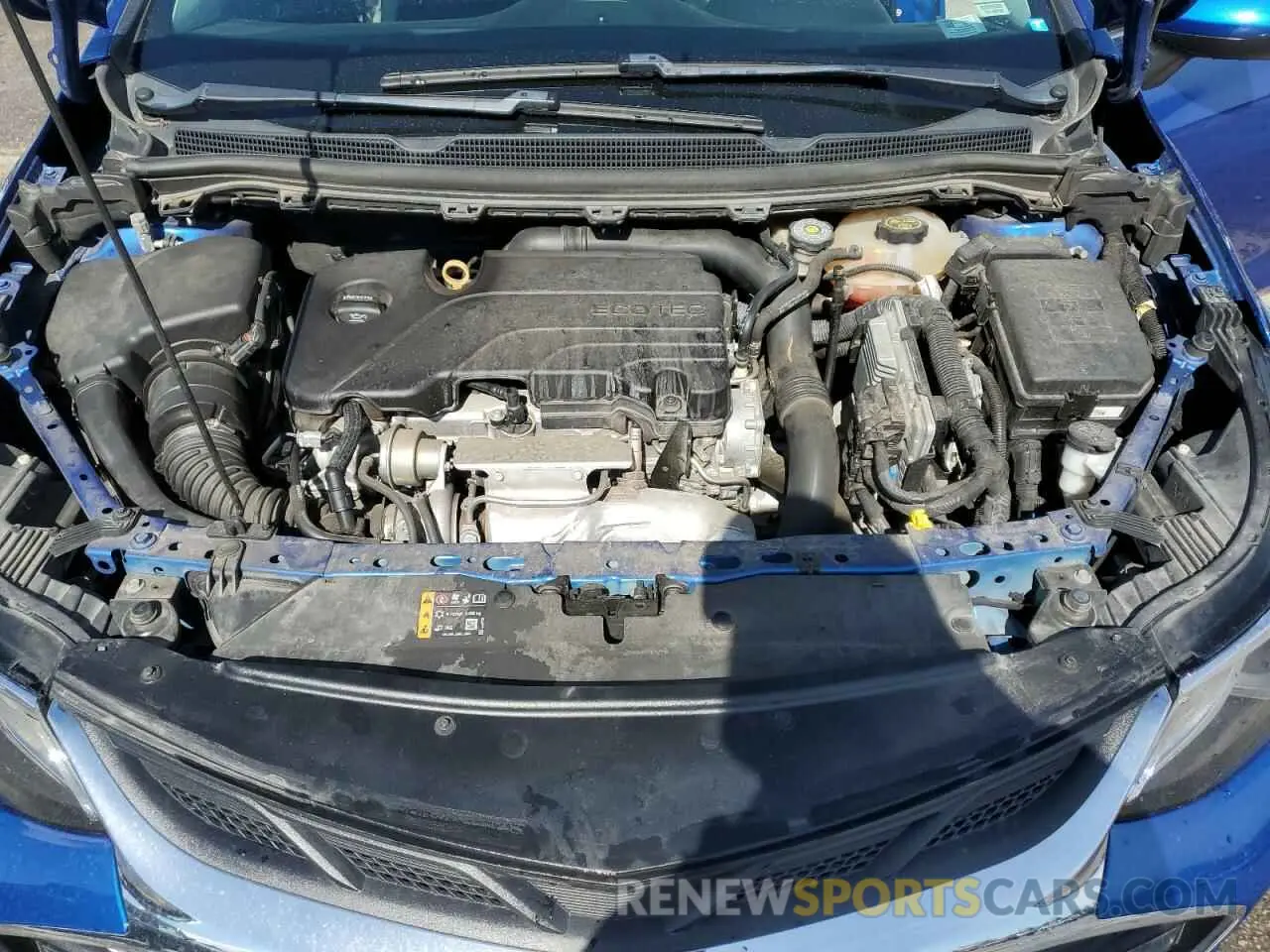 13 Photograph of a damaged car 1G1BE5SMXK7101038 CHEVROLET CRUZE 2019