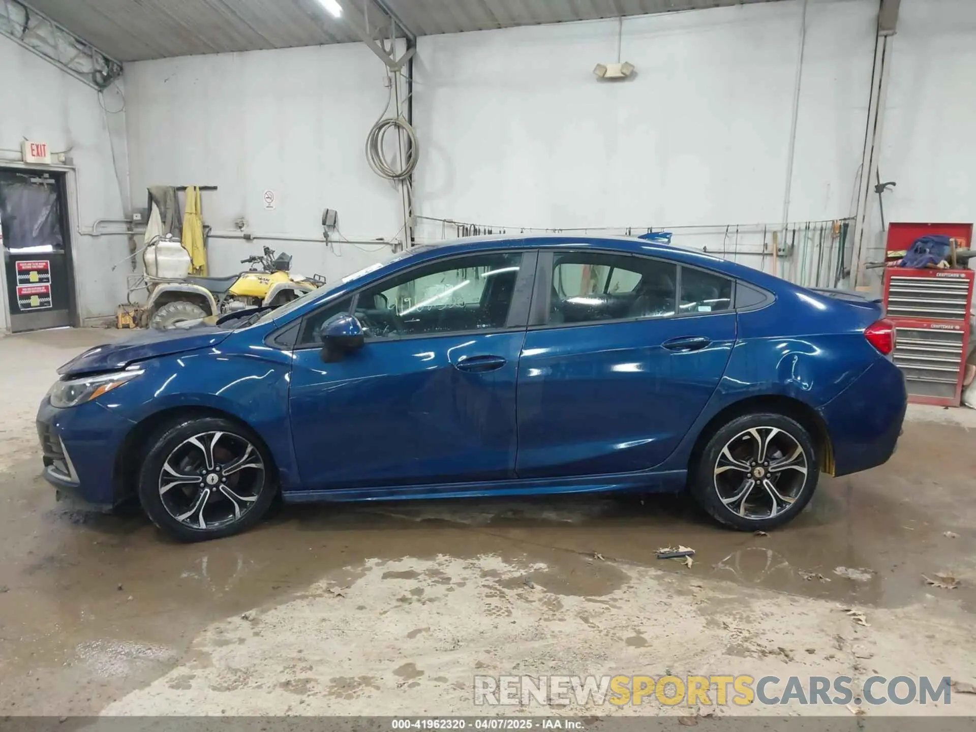 14 Photograph of a damaged car 1G1BE5SMXK7123508 CHEVROLET CRUZE 2019
