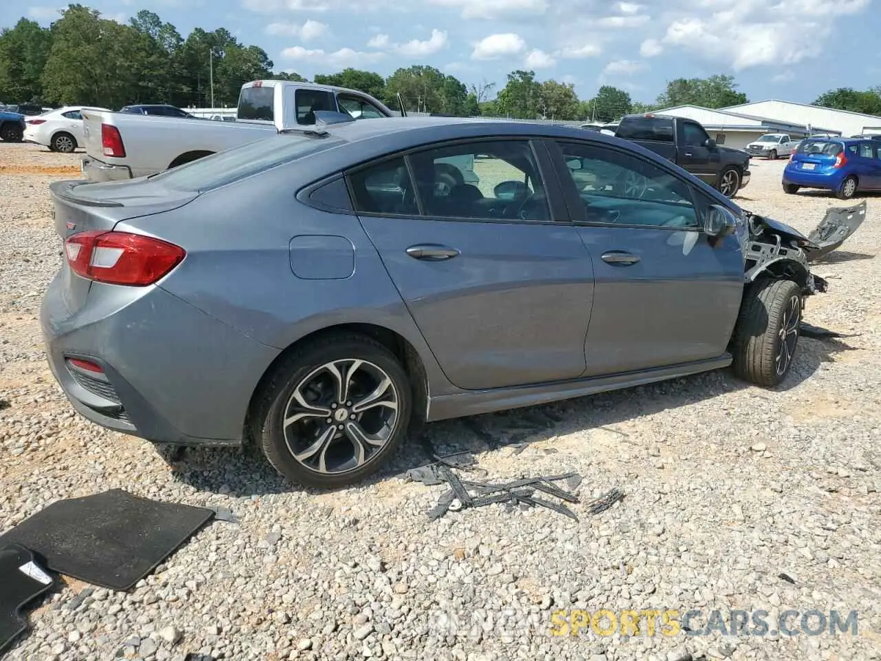 3 Photograph of a damaged car 1G1BE5SMXK7138798 CHEVROLET CRUZE 2019