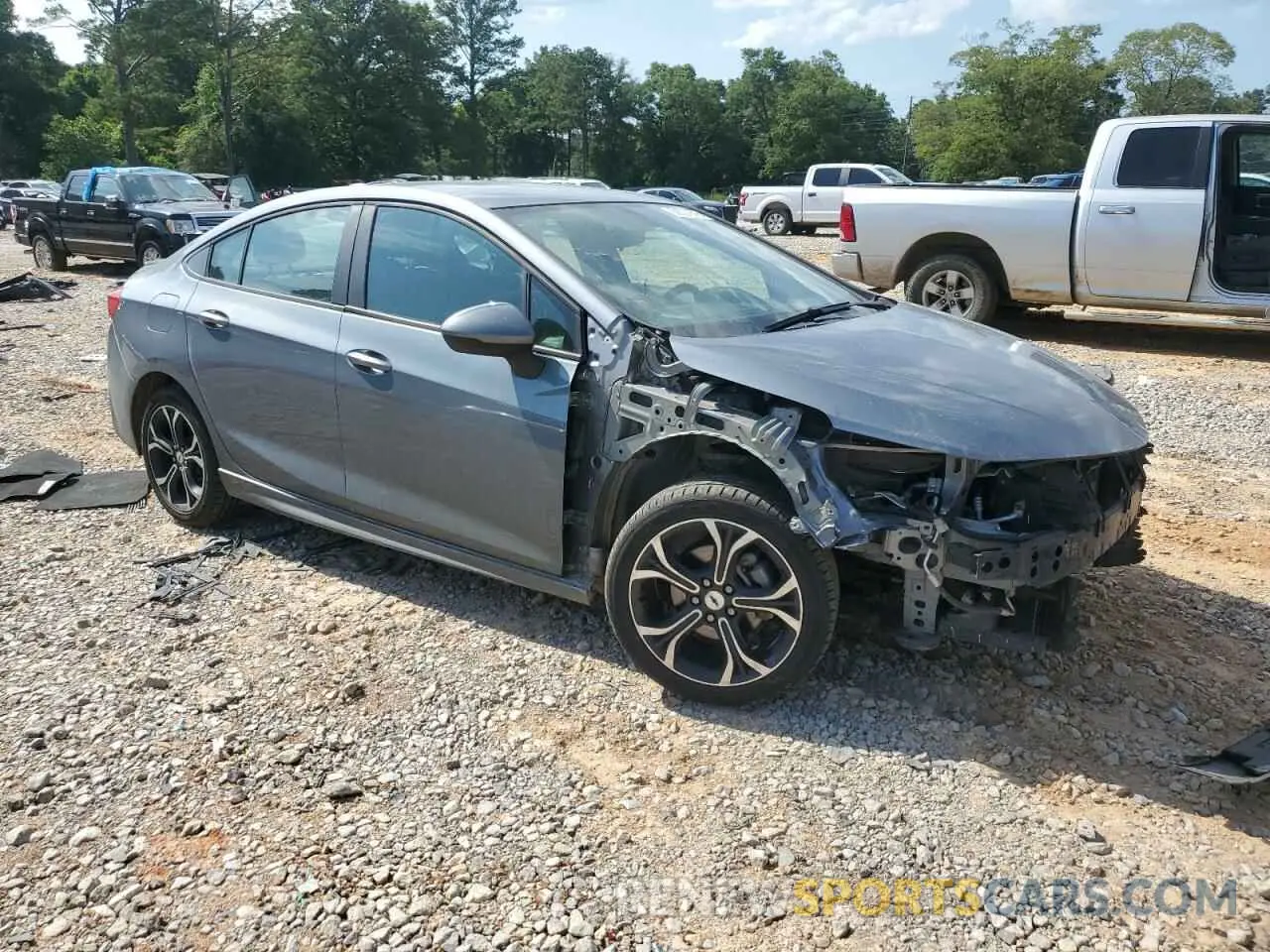 4 Photograph of a damaged car 1G1BE5SMXK7138798 CHEVROLET CRUZE 2019