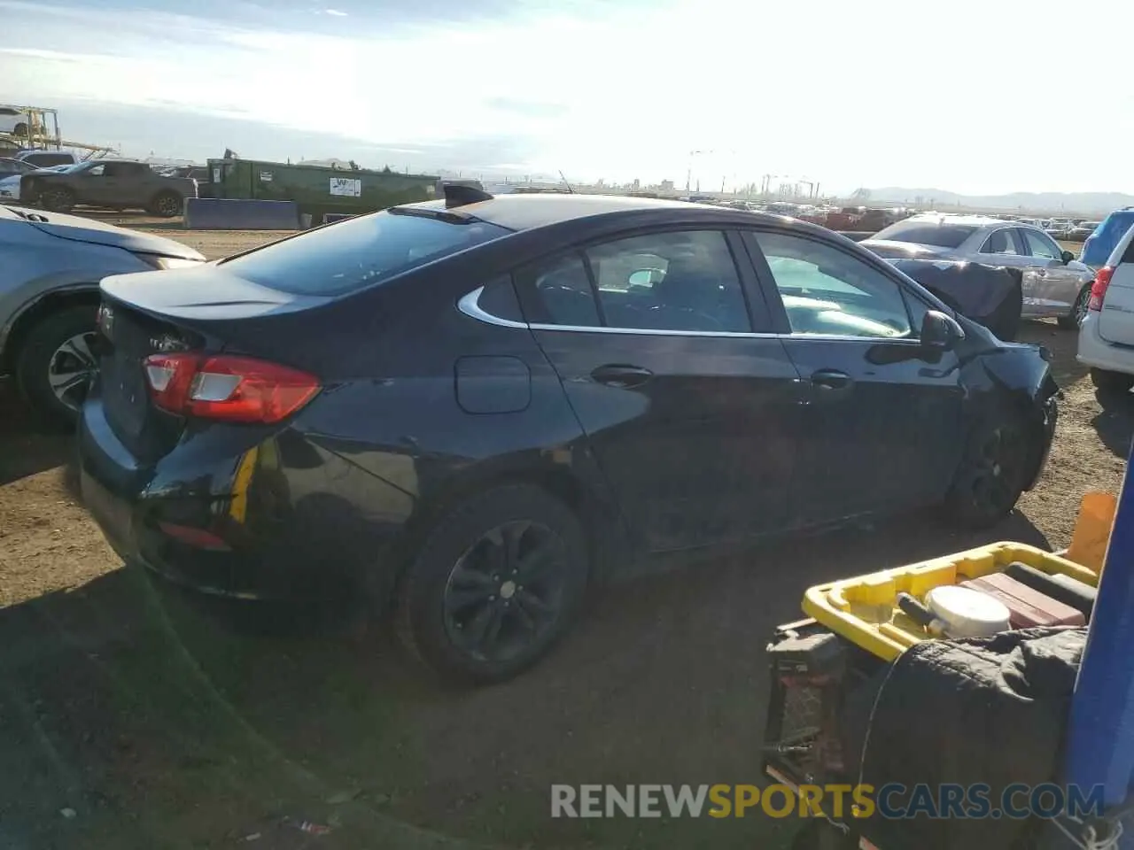 3 Photograph of a damaged car 1G1BE5SMXK7144732 CHEVROLET CRUZE 2019