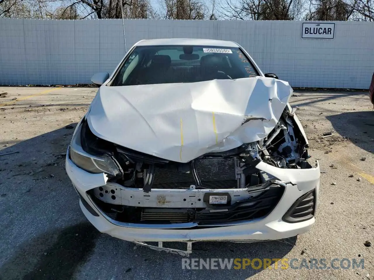 5 Photograph of a damaged car 1G1BE5SMXK7147002 CHEVROLET CRUZE 2019