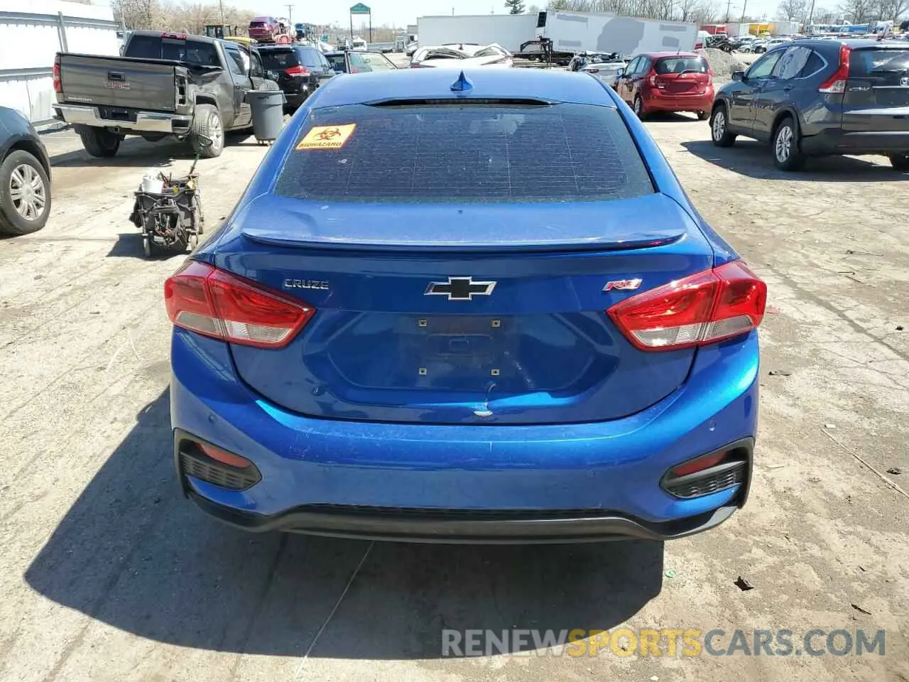 6 Photograph of a damaged car 1G1BF5SM0K7116421 CHEVROLET CRUZE 2019