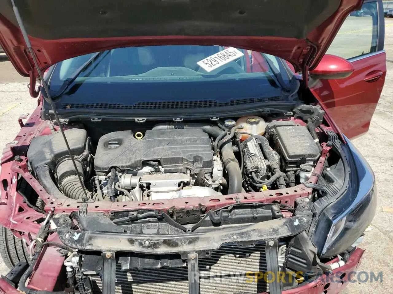 11 Photograph of a damaged car 1G1BF5SM3K7123458 CHEVROLET CRUZE 2019