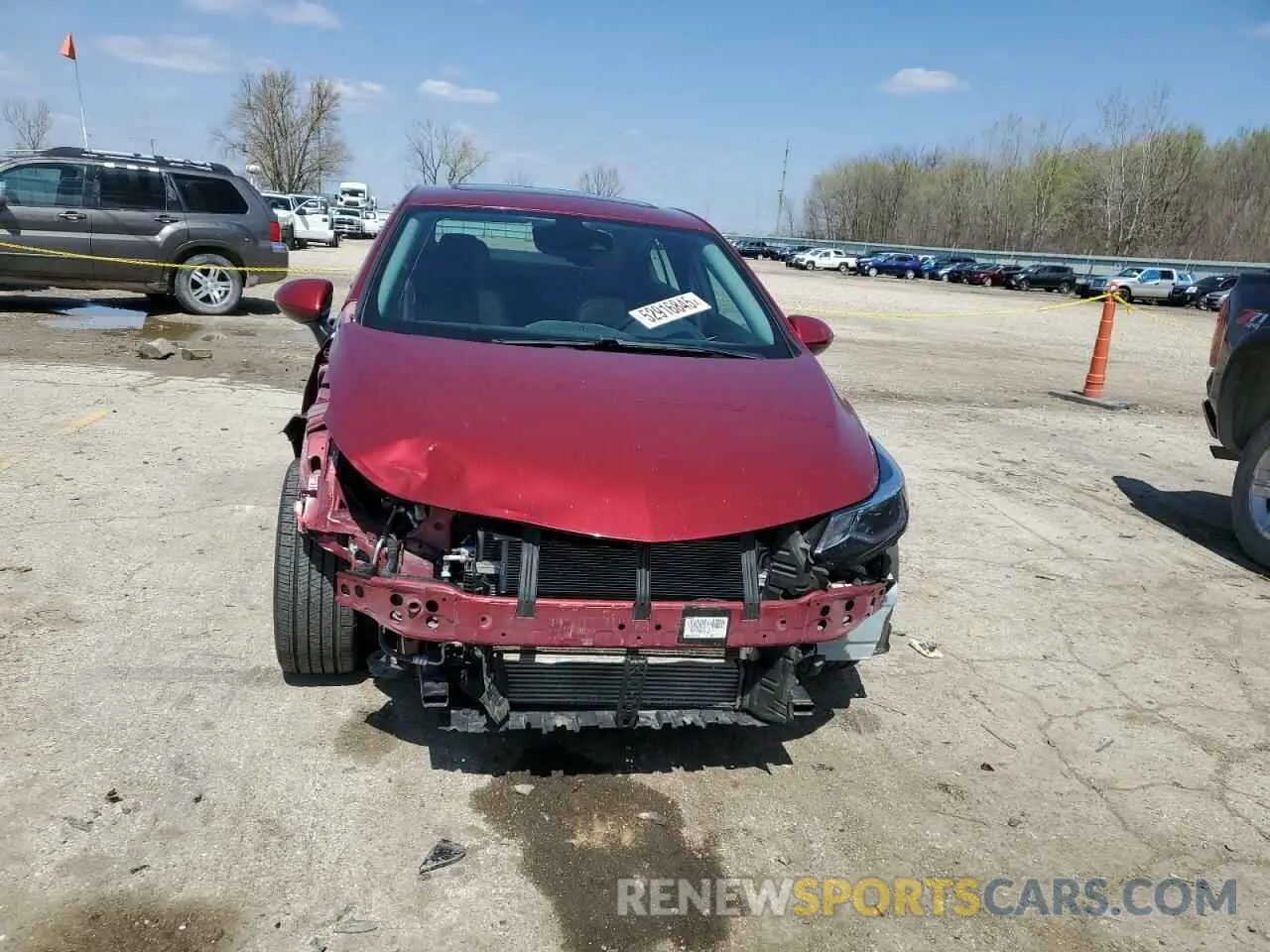 5 Photograph of a damaged car 1G1BF5SM3K7123458 CHEVROLET CRUZE 2019