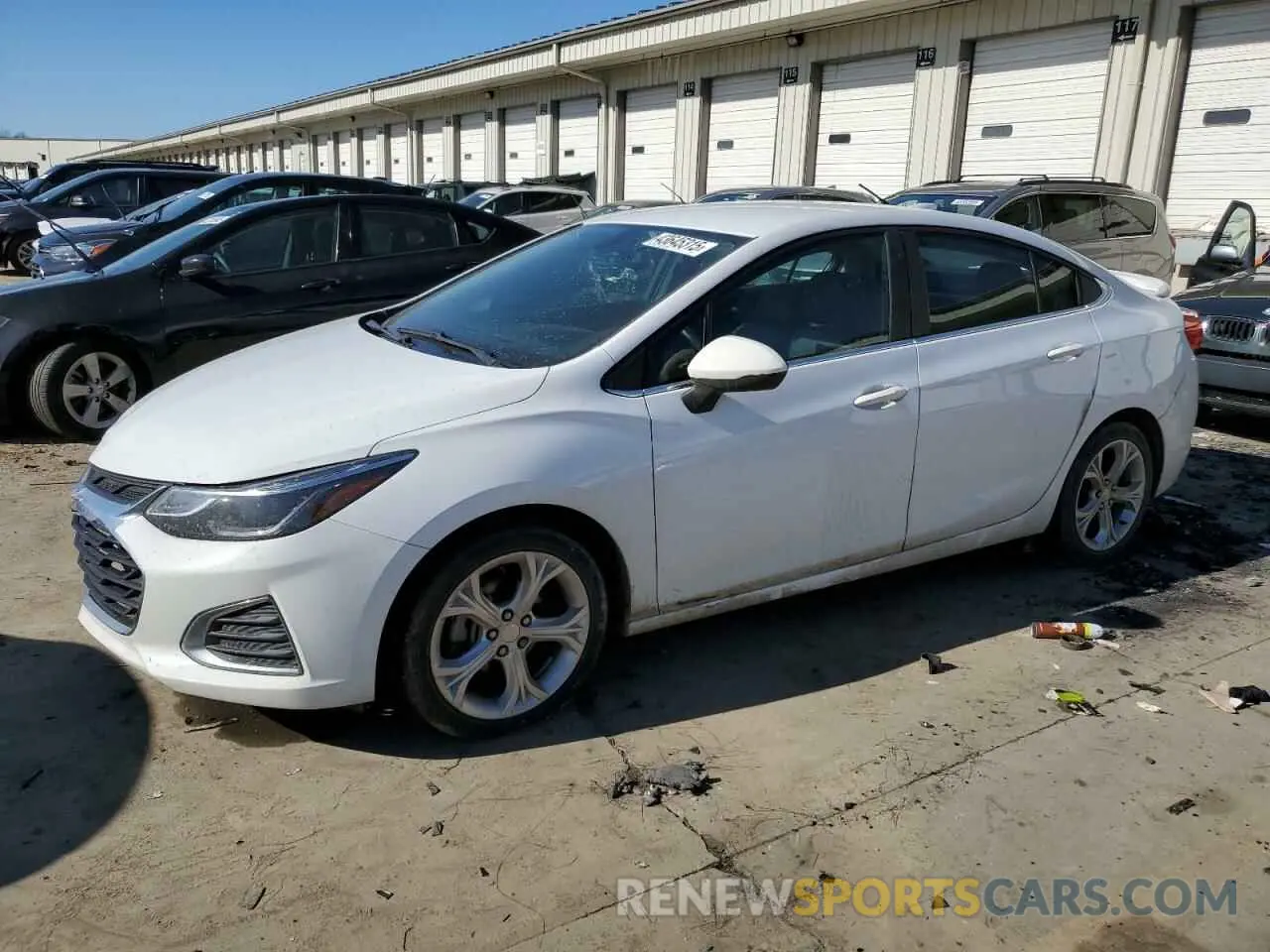 1 Photograph of a damaged car 1G1BF5SM6K7121347 CHEVROLET CRUZE 2019