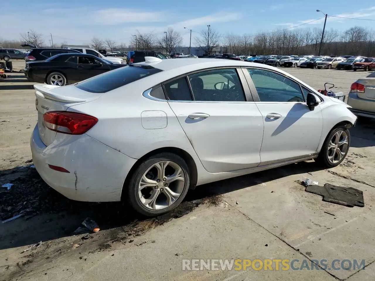 3 Photograph of a damaged car 1G1BF5SM6K7121347 CHEVROLET CRUZE 2019