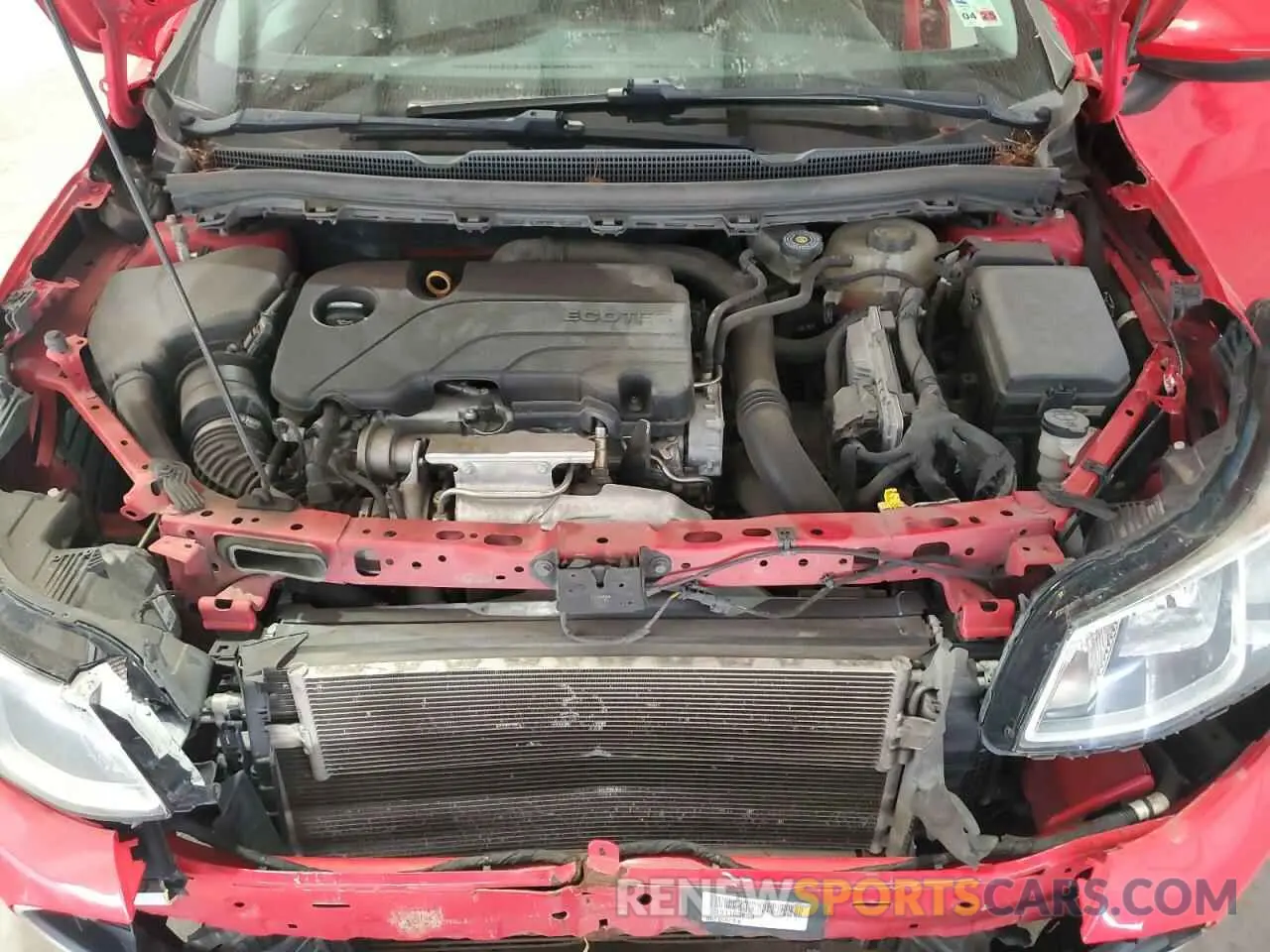 11 Photograph of a damaged car 1G1BJ5SM1K7103398 CHEVROLET CRUZE 2019