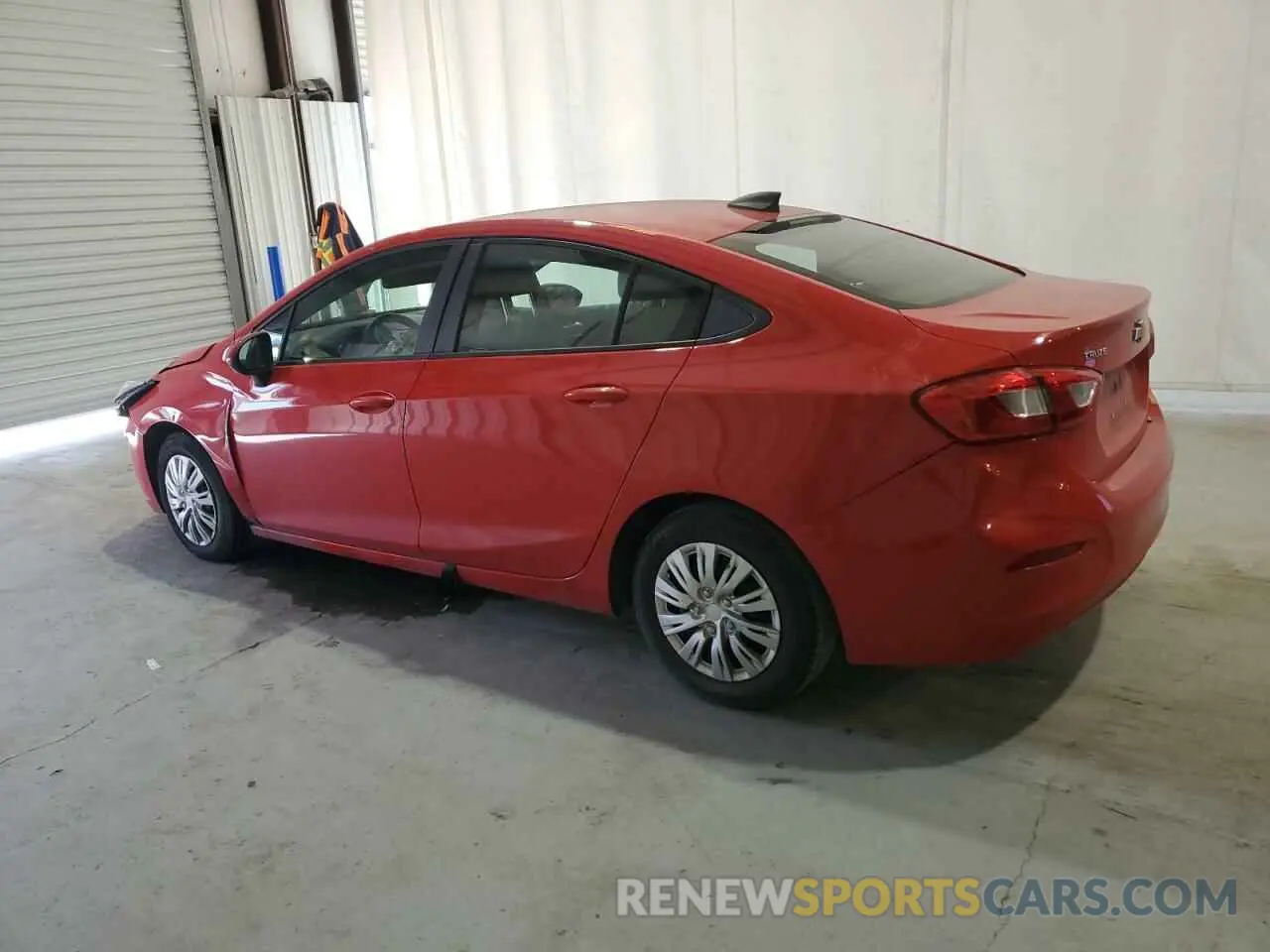 2 Photograph of a damaged car 1G1BJ5SM1K7103398 CHEVROLET CRUZE 2019