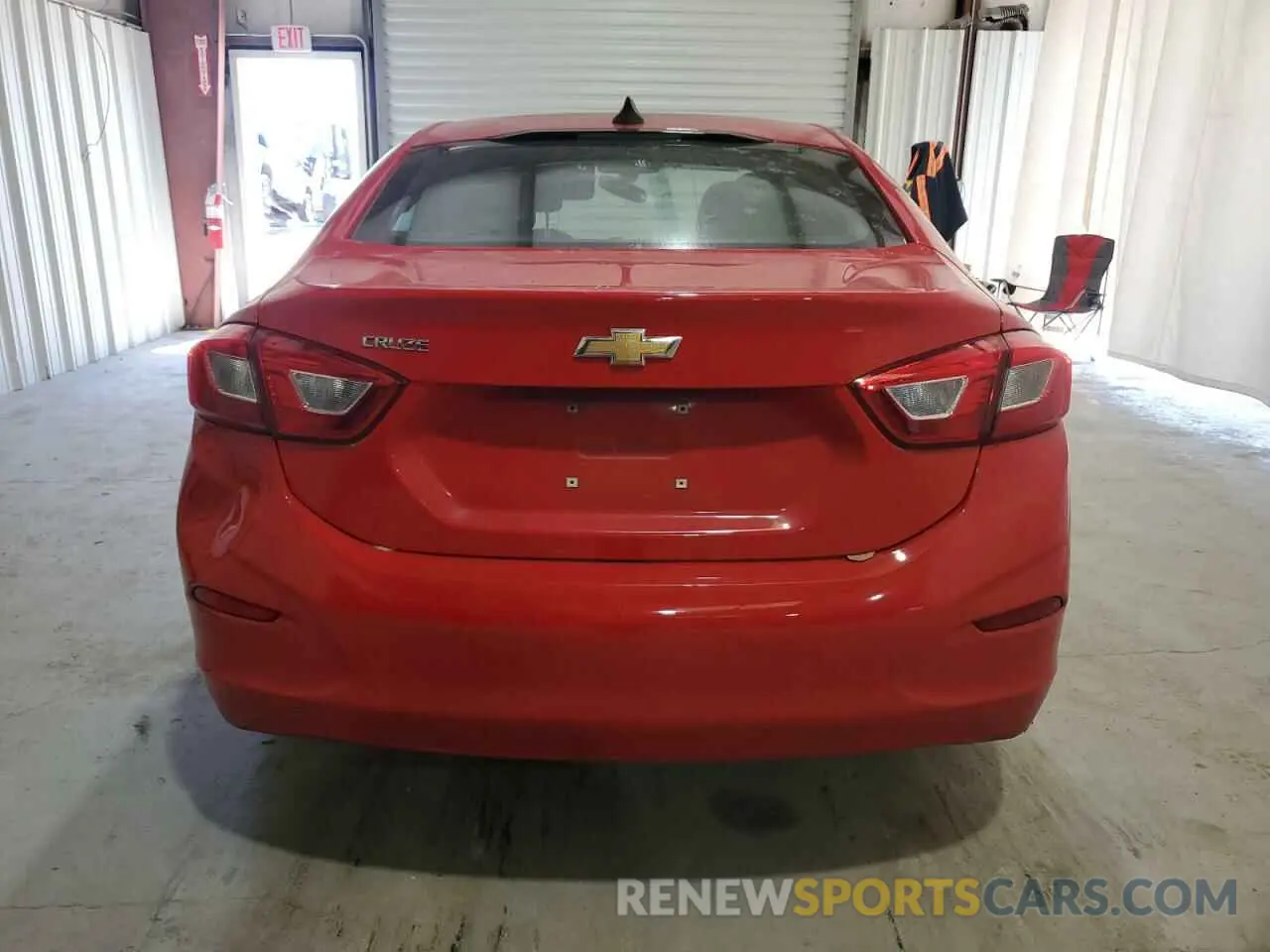 6 Photograph of a damaged car 1G1BJ5SM1K7103398 CHEVROLET CRUZE 2019