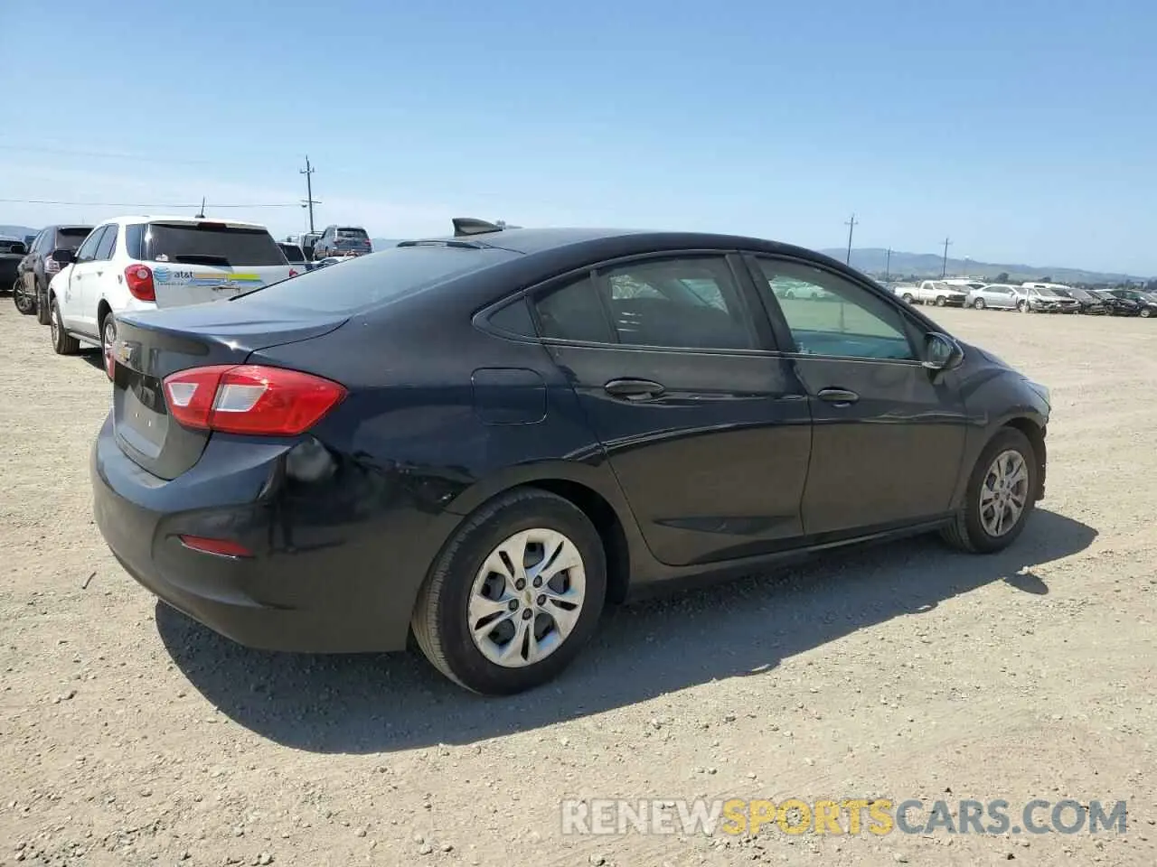 3 Photograph of a damaged car 1G1BJ5SM2K7103958 CHEVROLET CRUZE 2019