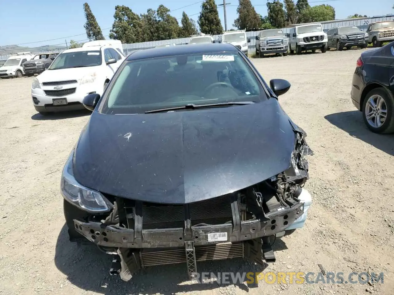 5 Photograph of a damaged car 1G1BJ5SM2K7103958 CHEVROLET CRUZE 2019