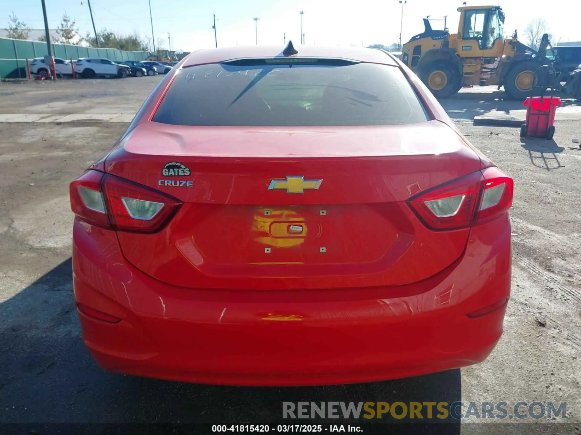 16 Photograph of a damaged car 1G1BJ5SM4K7104562 CHEVROLET CRUZE 2019